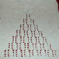 Tree of Lace Dishcloth Pattern